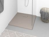 Shower Base Tray SMC Brown 80x80 cm