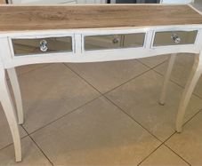Upcycled console table