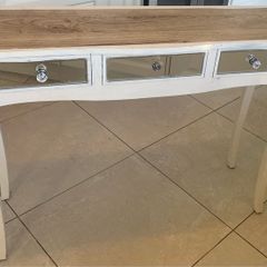 Upcycled console table