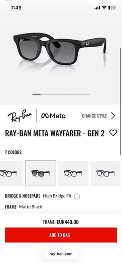 Ray Ban Meta Gen 2 Wayfarer