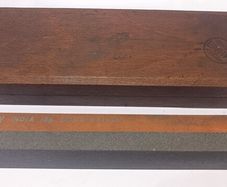 Vintage Norton India No 188 Combination Oilstone In an Ashford Emir Handcrafted  Oilstone Box