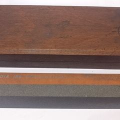 Vintage Norton India No 188 Combination Oilstone In an Ashford Emir Handcrafted  Oilstone Box