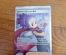 Janine's secret art pokemon card