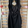 dress asos petite uk size 8 black dress back detail dress Image 6