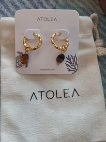 Atolea hoop earrings