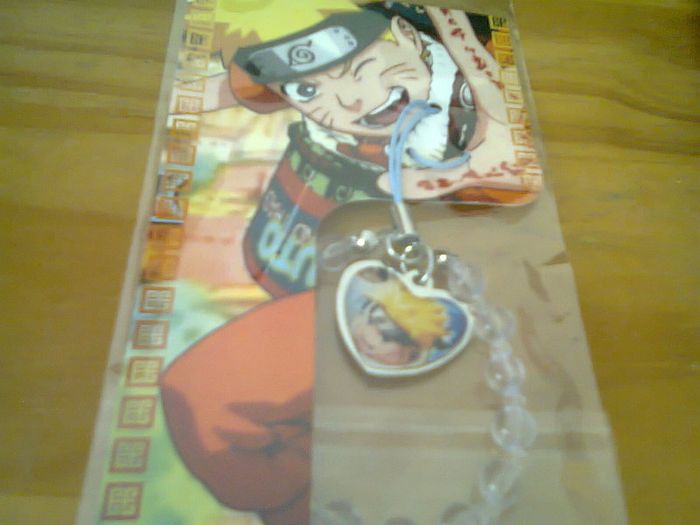 naruto necklace keyring x3