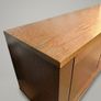 Mid-Century Modern Danish Stained Oak Architectural Sideboard Attributed to Skovby Image 5