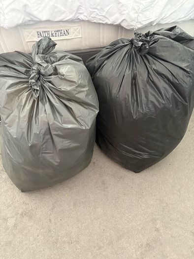 9-12M Baby Clothes - 2 Black Sacks Full