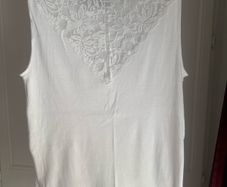 Felicitas white lace lingerie top size UK20/22 EU48/50 Free post