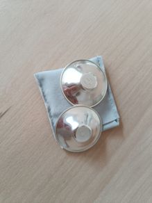 Silver Nipple Shields for Breastfeeding - Nursing Cups