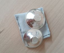 Silver Nipple Shields for Breastfeeding - Nursing Cups