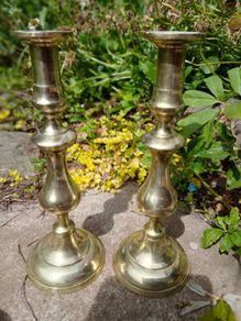 Bass Candlesticks Pair-Beautiful gift