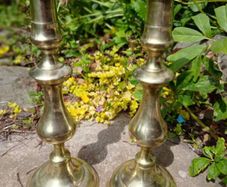 Bass Candlesticks Pair-Beautiful gift