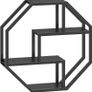 4-Tier Floating Shelves, Wooden Wall Shelf, Heavy-Duty Metal Frame, Decorative Wall Storage Shelf for Living Room, Bedroom, Kitchen, Home Office, Black Image 6