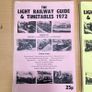 Light Railway Guide and Timetables 1970, 1971, 1972, 1973 Editions Image 4