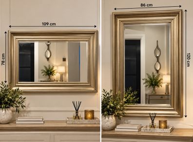 Large elegant Gold Framed Mirror