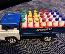 Vintage tri-ang milk truck