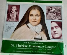 St.Therese 1988 calender also new book 2001