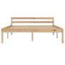 Bed Frame Solid Pine Wood 140x200 cm Image 6