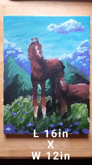 Canvas  Paintings x 9 in Total