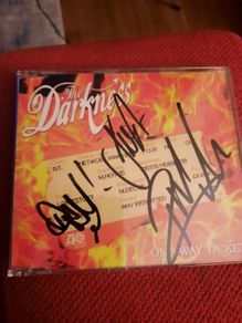THE DARKNESS: One Way Ticket -(Autographed) Promo CD 2005
