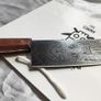 Unique Nakiri Knife Engraved By Di'Casteel Image 4