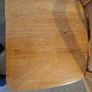 Set of 4 Malaysian oak dining chairs Image 5