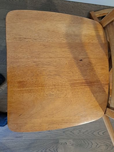 4 x Malaysian oak chairs