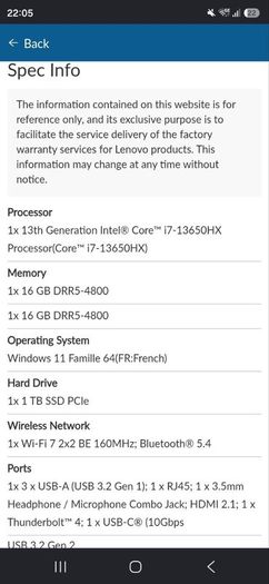 Lenovo Legion 5 15irx10 | Rtx 5070 8gb | I7-13650hx | 32gb Ddr5 | 1tb Ssd | 15.1" 2.5k Oled | Warranty Feb 2028