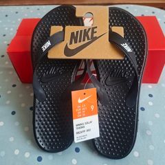Nike Women's Solay Thong Flip-Flops (Size UK 6.5) - Black/White