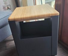 IKEA TROTTEN storage unit on castors with wooden top