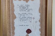 Framed Handmade Inspirational Quote - Fintan mac Bochra