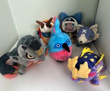 Monster Hunter Rise Limited Edition Plushies