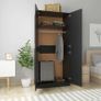 Wardrobe Black 90x52x200 cm Image 3
