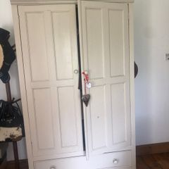 Antique Pine Wardrobe