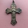 Rare Antique St. Anthony de Padua Crucifix Image 2