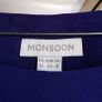 Monsoon purple dress UK 12 Image 2