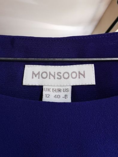 Monsoon purple dress UK 12