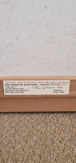 Original 20thC Oil Painting on Canvas Alan King (b. 1946 - 2014) Akin of Malvern 1984's.