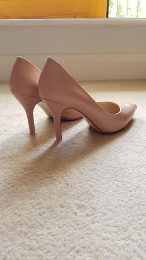NINE WEST - blush nude high heels