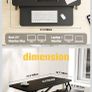 Height Adjustable Standing Desk Converter. Image 5