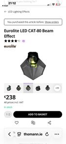 eurolite led cat 80 x 2