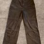 Zara ZW Leather Collection 100% Sheepskin Leather Trousers Brown Size L Image 4