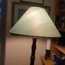 Tall Floor Lamp with Silk Shade Image 9