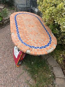 Patio table and 5 chairs