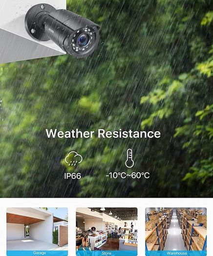 8 Channel Outdoor CCTV Camera System, 5MP Lite H.265+ DVR with 1TB Hard Drive and 4pcs 1080P Weatherproof Security Camera, Plug and Play, Motion Detection, Remote Access,Easy DIY (FREE POSTAGE)