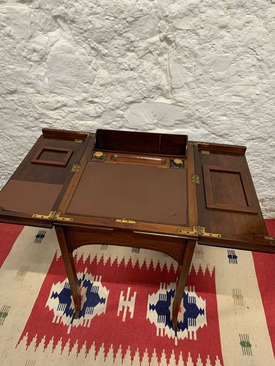 Antique Georgian Mahogany Writing Table or Ladies Desk.