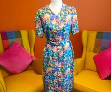 Vintage floral dress