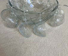 Vintage Punch Bowl Set
