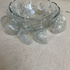 Vintage Punch Bowl Set